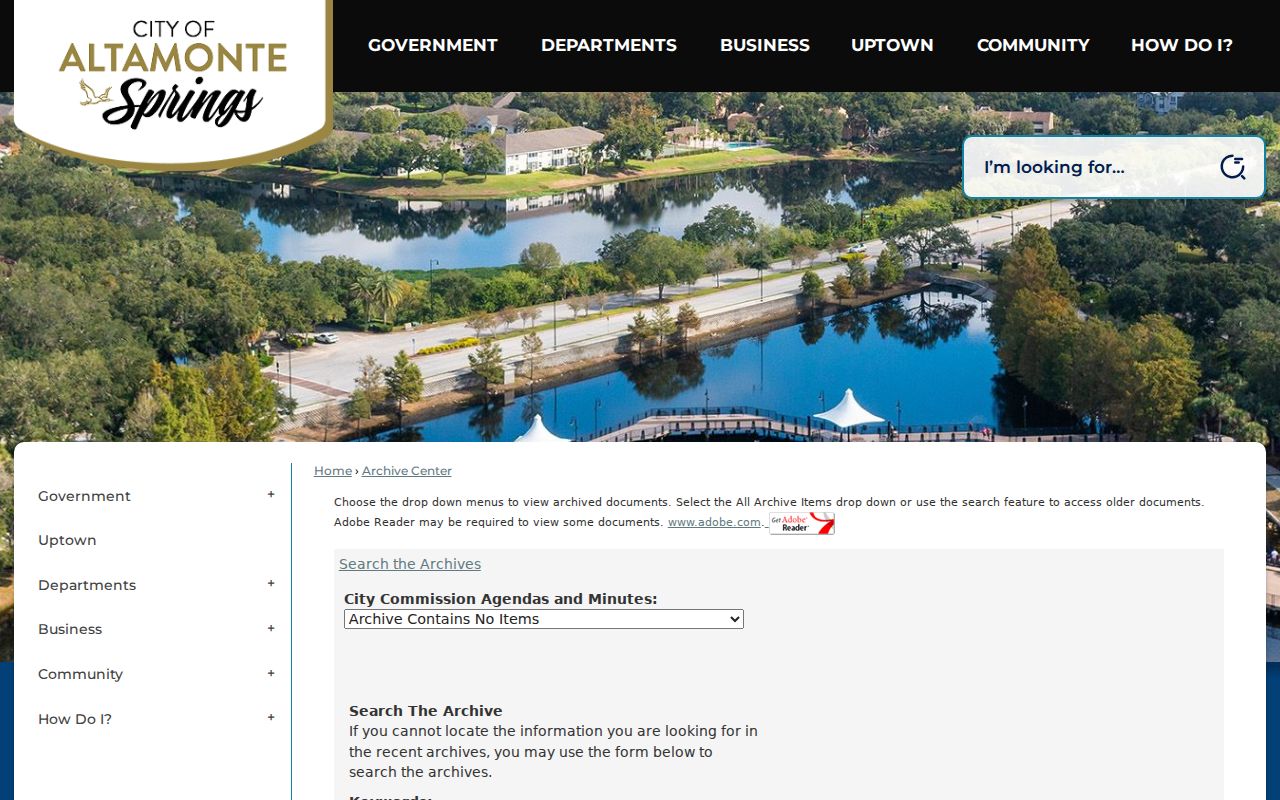 Altamonte Springs ZIP code directory archive search